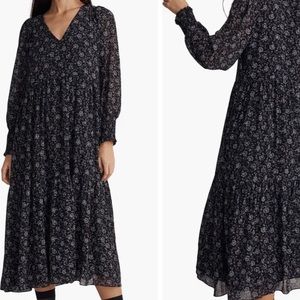 Madewell Midi Dress in Enchanted Forest